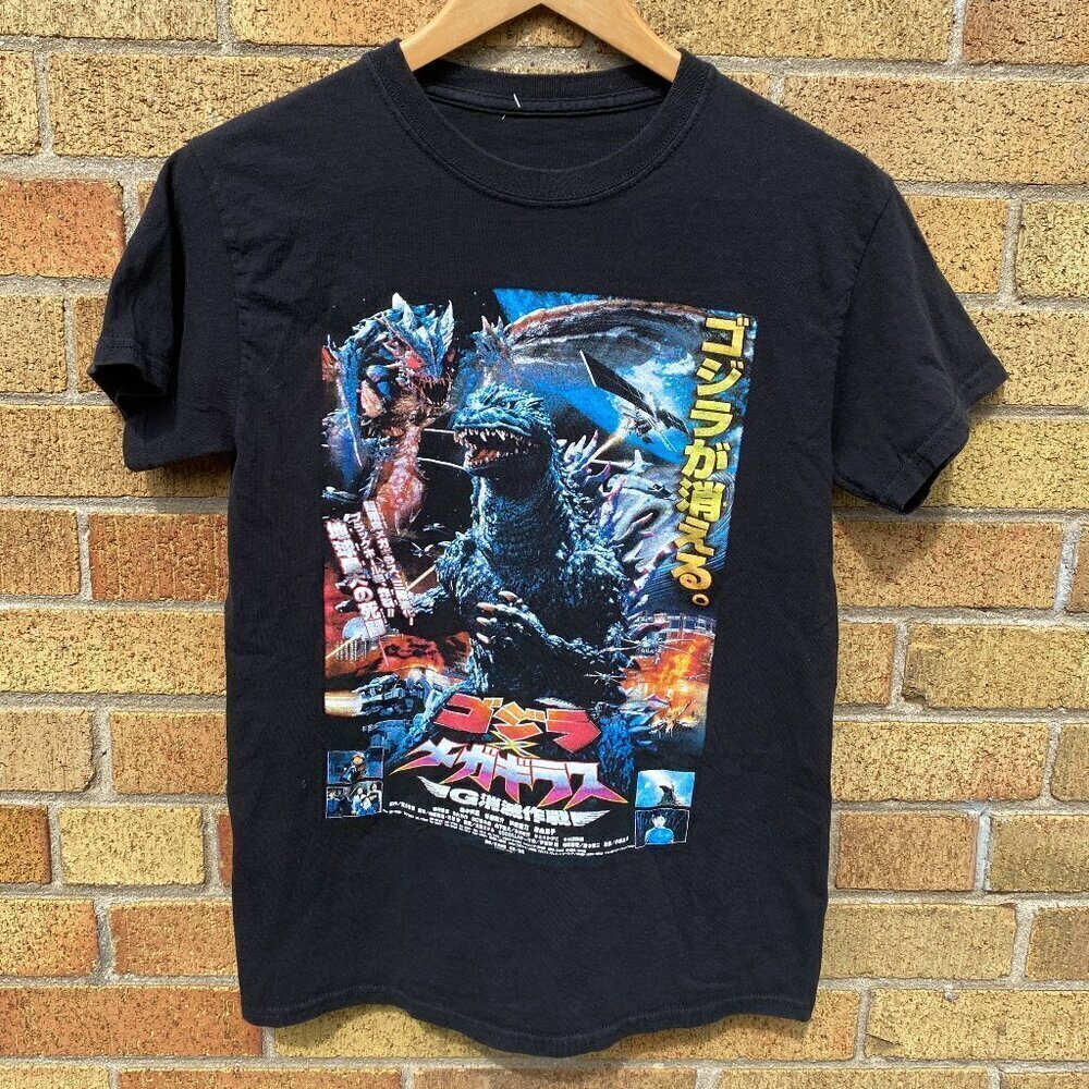 Vintage 2000 Godzilla Vs Megaguirus Movie Promo T Shirt Black